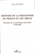 Histoire de la philosophie en France au XIXe si?cle