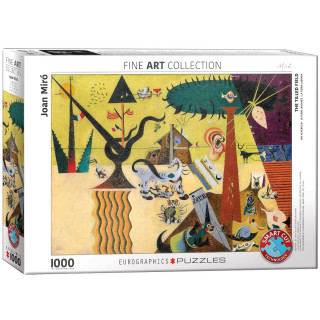 Puzzle 1000 The Tilled Field by Joan Miro 6000-0858