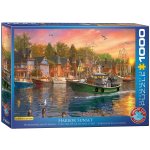 Puzzle 1000 Harbor Sunset 6000-0969