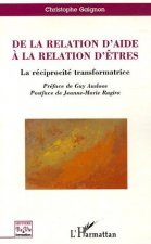 De la relation d'aide ? la relation d'?tres