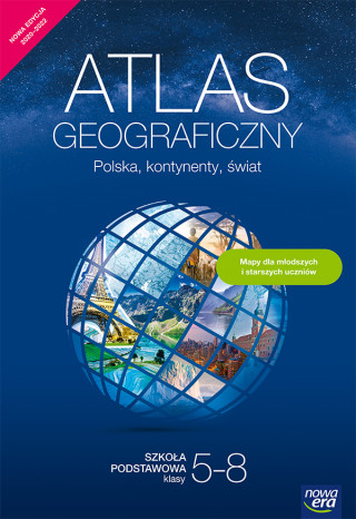 Geografia atlas Polska kontynenty świat klasy 5-8 szkoła podstawowa 66850