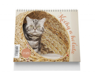 Stolní kalendář - Kočky a koťata 2021