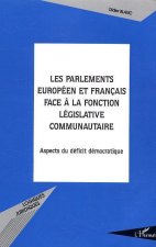 Les Parlements européen et français face ? la fonction législative communautaire