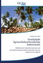 Gewijzigde lignocellulosehoudende kokosvezels