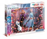 Puzzle 104 Brilliant Supercolor Disney Frozen II