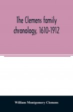Clemens family chronology, 1610-1912