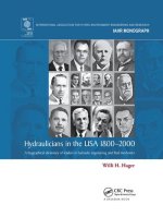 Hydraulicians in the USA 1800-2000