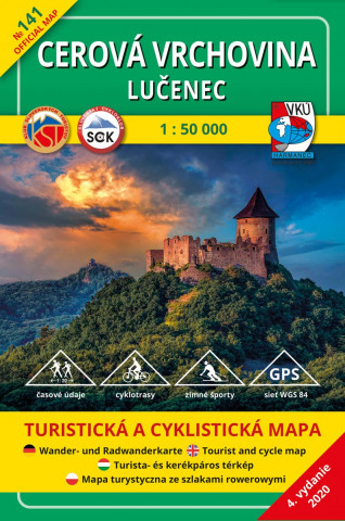 Cerová vrchovina - Lučenec  1 : 50 000