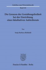 Die Grenzen der Gestaltungsfreiheit bei der Einrichtung eines fakultativen Aufsichtsrats.