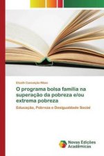 O programa bolsa familia na superacao da pobreza e/ou extrema pobreza