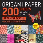 Origami Paper 200 sheets Japanese Washi Patterns 6.75 inch