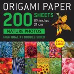 Origami Paper 200 sheets Nature Photos 8 1/4