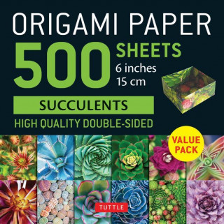 Origami Paper 500 sheets Succulents 6 inch (15 cm)