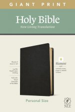 NLT Personal Size Giant Print Bible, Filament Enabled Edition (Red Letter, Genuine Leather, Black)
