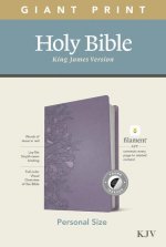 KJV Personal Size Giant Print Bible, Filament Enabled Edition (Leatherlike, Peony Lavender, Indexed)