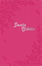 Santa Biblia Ntv, Edición Zíper, Flores Rosa (Sentipiel)