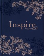 Inspire Bible NLT (Hardcover Leatherlike, Navy): The Bible for Coloring & Creative Journaling