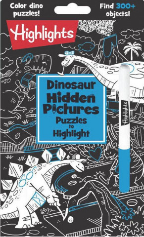 Dinosaur Hidden Pictures Puzzles to Highlight