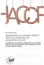 Application du systeme HACCP dans les industries de production du lait