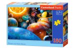 Puzzle 180 Planety i ich księżyce B-018345