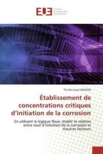 Etablissement de concentrations critiques d'initiation de la corrosion