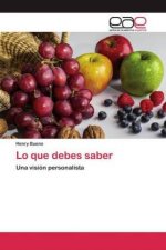 Lo que debes saber