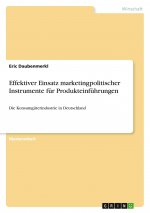 Effektiver Einsatz marketingpolitischer Instrumente für Produkteinführungen