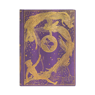 Zápisník Paperblanks - Lang's Fairy Books Violet Fairy, Midi / linkovaný