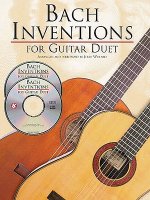 Bach Inventions for Guitar Duet [With 2 Audio CDs]