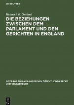 Beziehungen Zwischen Dem Parlament Und Den Gerichten in England