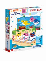 Puzzle Supercolor 2x20 Baby Shark