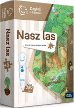 Czytaj z Albikiem. Puzzle Las. Interaktywne mówiące puzzle