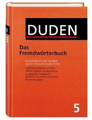 Duden. Band 5. Das Fremdwörterbuch. 8 ed. HB
