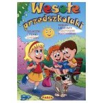 Wesołe przedszkolaki. Szlaczki, literki, cyferki. Rebusy, labirynty, zgadywanki, porównania