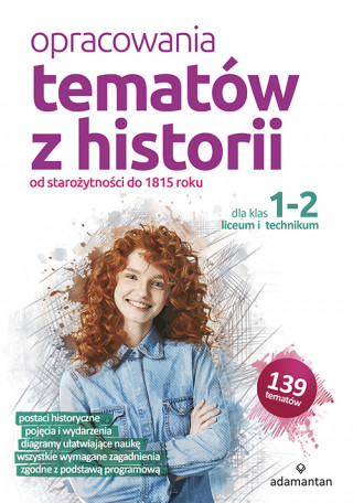 Opracowania tematów z historii od starożytności do 1815 roku. Dla klas 1-2 liceum i technikum