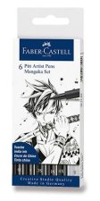 Faber - Castell Popisovač Pitt Artist Pen Manga Mangaka 6 ks