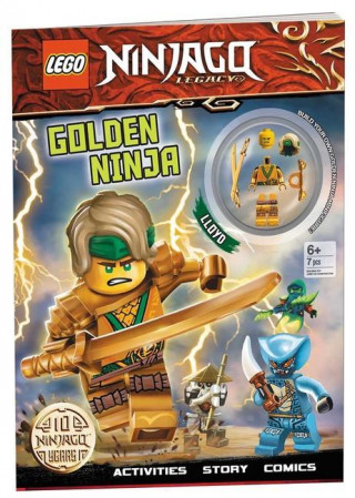 Lego Ninjago: Golden Ninja [With Minifigure] (Puha kötésű)