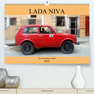 LADA NIVA - Russlands Dauer-Läufer (Premium, hochwertiger DIN A2 Wandkalender 2021, Kunstdruck in Hochglanz)