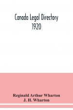 Canada legal directory 1920