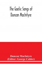 Gaelic songs of Duncan MacIntyre