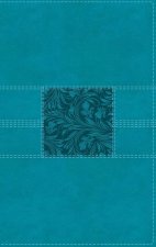 NASB, Thinline Bible, Leathersoft, Teal, Red Letter, 2020 Text, Comfort Print