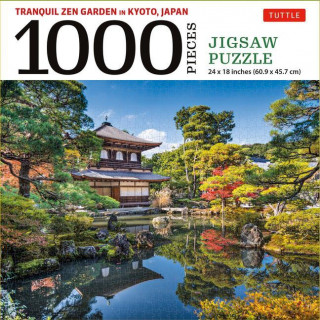 Tranquil Zen Garden in Kyoto Japan- 1000 Piece Jigsaw Puzzle