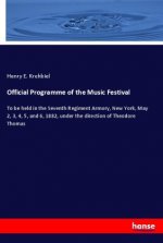 Official Programme of the Music Festival