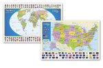 National Geographic: World and United States for Kids Maps [map Pack Bundle]
