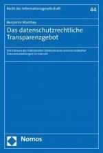 Das datenschutzrechtliche Transparenzgebot
