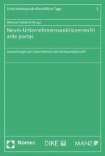 Neues Unternehmenssanktionenrecht ante portas