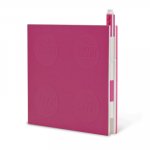 Lego 2.0 Locking Notebook with Gel Pen - Violet