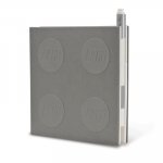 Lego 2.0 Locking Notebook with Gel Pen - Grey