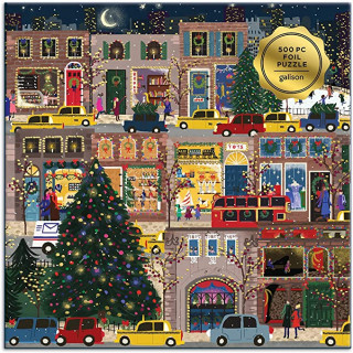 Winter Lights Foil Puzzle 500 Piece Puzzle