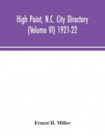 High Point, N.C. City Directory (Volume VI) 1921-22